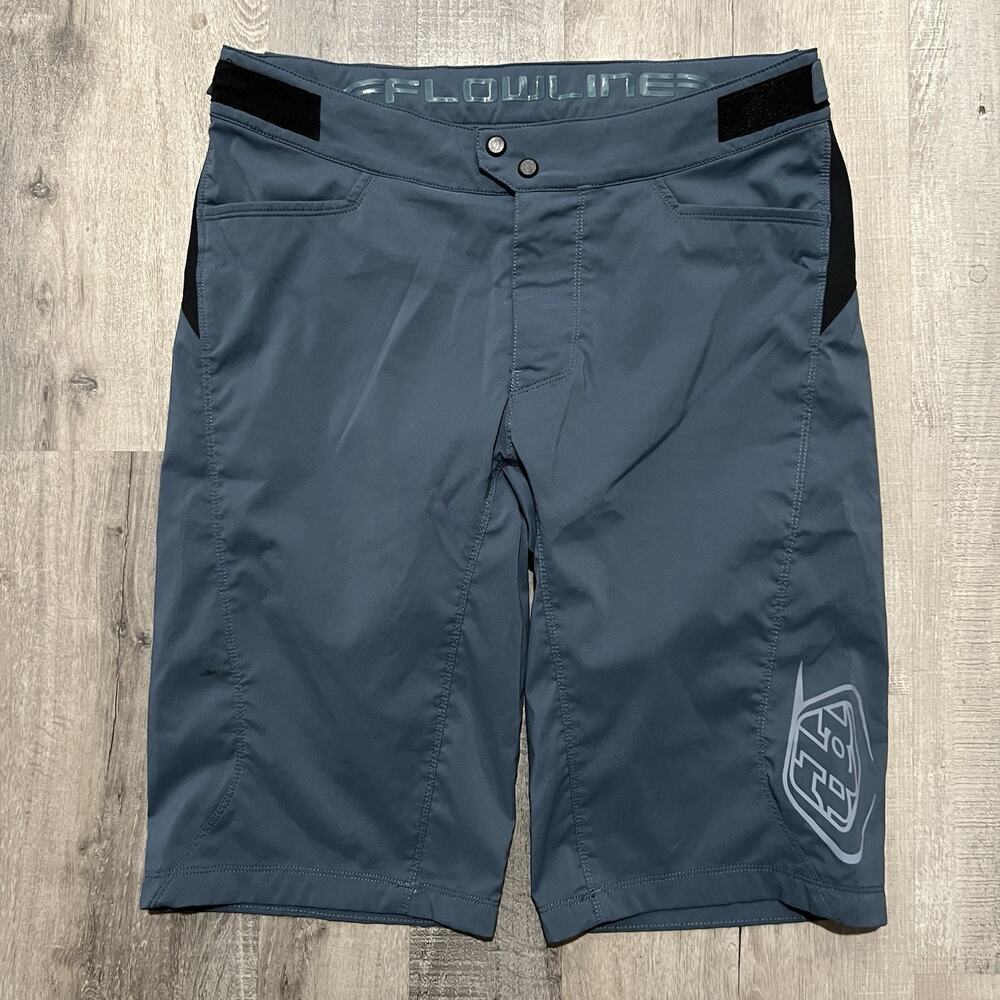 Troy Lee Designs Flowline Mountain Bike Tech MTB Shorts Light Marine Blue 34